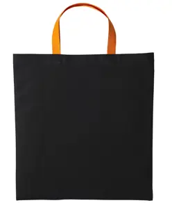 Shopper in cotone Varsity con manici corti Nutshell