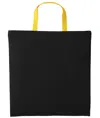 Shopper in cotone Varsity con manici corti Nutshell
