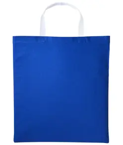 Shopper in cotone Varsity con manici corti Nutshell