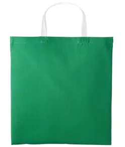 Shopper in cotone Varsity con manici corti Nutshell