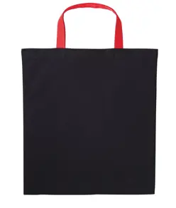 Shopper in cotone Varsity con manici corti Nutshell