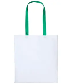 Shopper in cotone Varsity con manici lunghi Nutshell