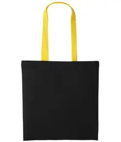 Shopper in cotone Varsity con manici lunghi Nutshell