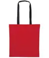 Shopper in cotone Varsity con manici lunghi Nutshell