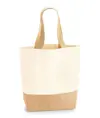 Shopper in tela con base in juta Westford Mill