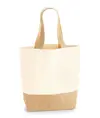 Shopper in tela con base in juta Westford Mill