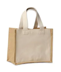 Shopper in tela e iuta Nutshell