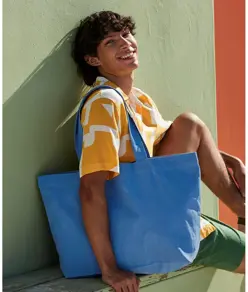 Shopper in twill di cotone biologico EarthAware® Westford Mill