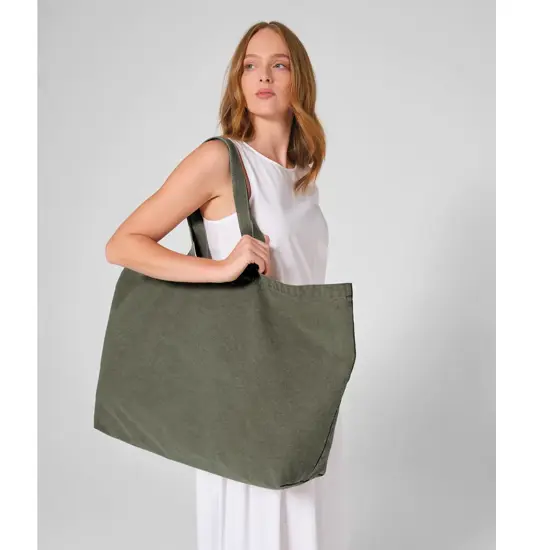 Shopper oversize tinta in capo Westford Mill