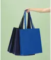 Shopper spaziosa in tela premium riciclata Nutshell
