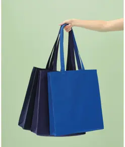 Shopper spaziosa in tela premium riciclata Nutshell