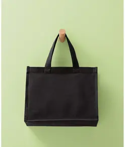 Shopper verticale riciclata in tela premium Nutshell