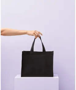 Shopper verticale riciclata in tela premium Nutshell