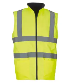 Smanicato reversibile in pile alta visibilità (HV008F) YOKO