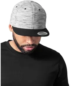 Snapback con corona melange a righe (6089SC) Flexfit by Yupoong