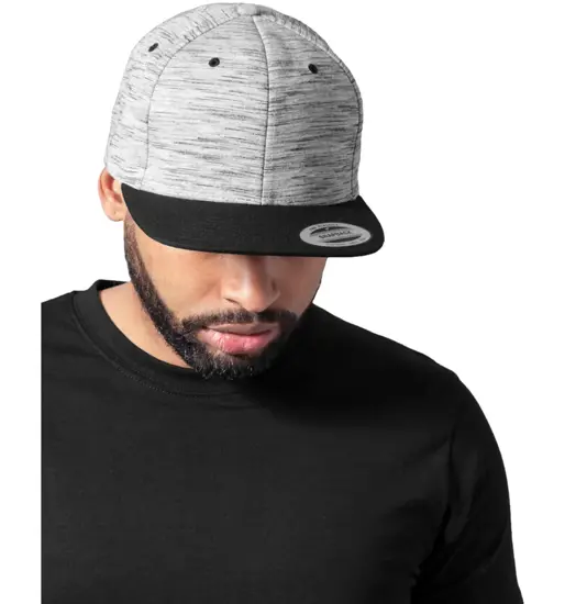 Snapback con corona melange a righe (6089SC) Flexfit by Yupoong