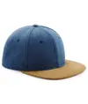 Snapback con visiera scamosciata Beechfield