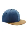 Snapback con visiera scamosciata Beechfield