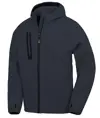 Softshell casual con cappuccio stampabile riciclato a 3 strati Result Recycled