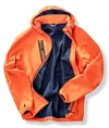 Softshell casual con cappuccio stampabile riciclato a 3 strati Result Recycled