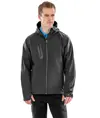 Softshell casual con cappuccio stampabile riciclato a 3 strati Result Recycled