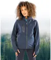Softshell casual con cappuccio stampabile riciclato a 3 strati Result Recycled