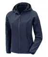 Softshell con cappuccio a 3 strati stampabile riciclato da donna Result Recycled