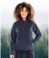 Softshell con cappuccio a 3 strati stampabile riciclato da donna Result Recycled