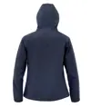 Softshell con cappuccio a 3 strati stampabile riciclato da donna Result Recycled