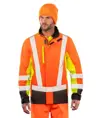 Softshell di sicurezza a 3 colori riciclato a 3 strati stampabile Result Recycled