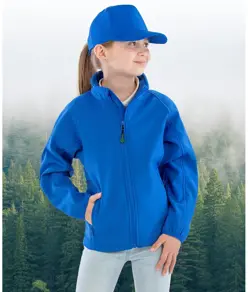 Softshell junior stampabile a 2 strati riciclato Result Recycled