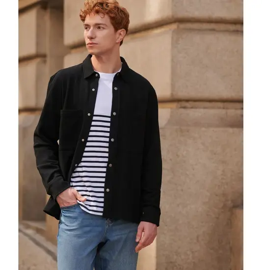 Sovracamicia in piqué premium Front Row
