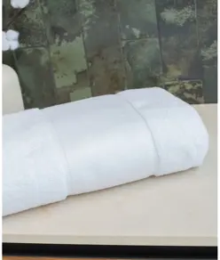Telo bagno biologico con bordo stampabile Towel City