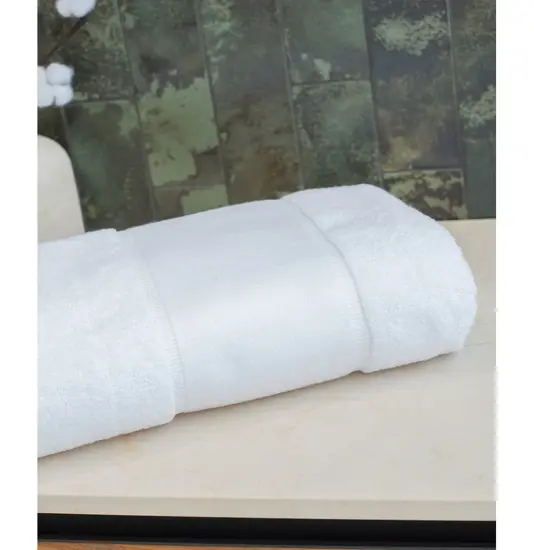Telo bagno biologico con bordo stampabile Towel City