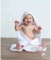 Telo con cappuccio per neonati Towel City