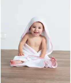 Telo con cappuccio per neonati Towel City