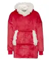 The Kids Ribbon felpa con cappuccio oversize sherpa reversibile Ribbon