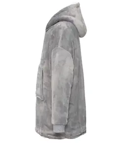 The Kids Ribbon felpa con cappuccio oversize sherpa reversibile Ribbon