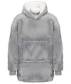 The Kids Ribbon felpa con cappuccio oversize sherpa reversibile Ribbon