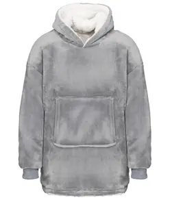 The Kids Ribbon felpa con cappuccio oversize sherpa reversibile Ribbon