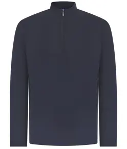 Top con zip a ¼ e finitura traspirante Henbury