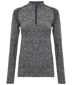 Top con zip multisport '3D fit' senza cuciture donna TriDri® TriDri