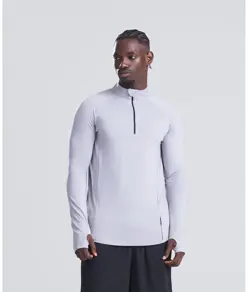 Top Cool Flex a maniche lunghe con mezza zip AWDis Just Cool