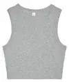 Top corto a canotta micro costine donna Bella Canvas