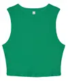 Top corto a canotta micro costine donna Bella Canvas