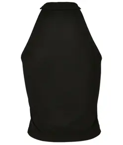 Top corto a collo alto donna Build Your Brand