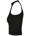 Top corto a collo alto donna Build Your Brand