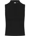Top corto donna a collo alto SF