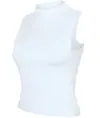 Top corto donna a collo alto SF