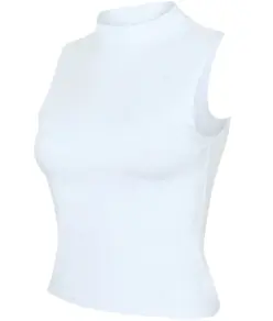 Top corto donna a collo alto SF